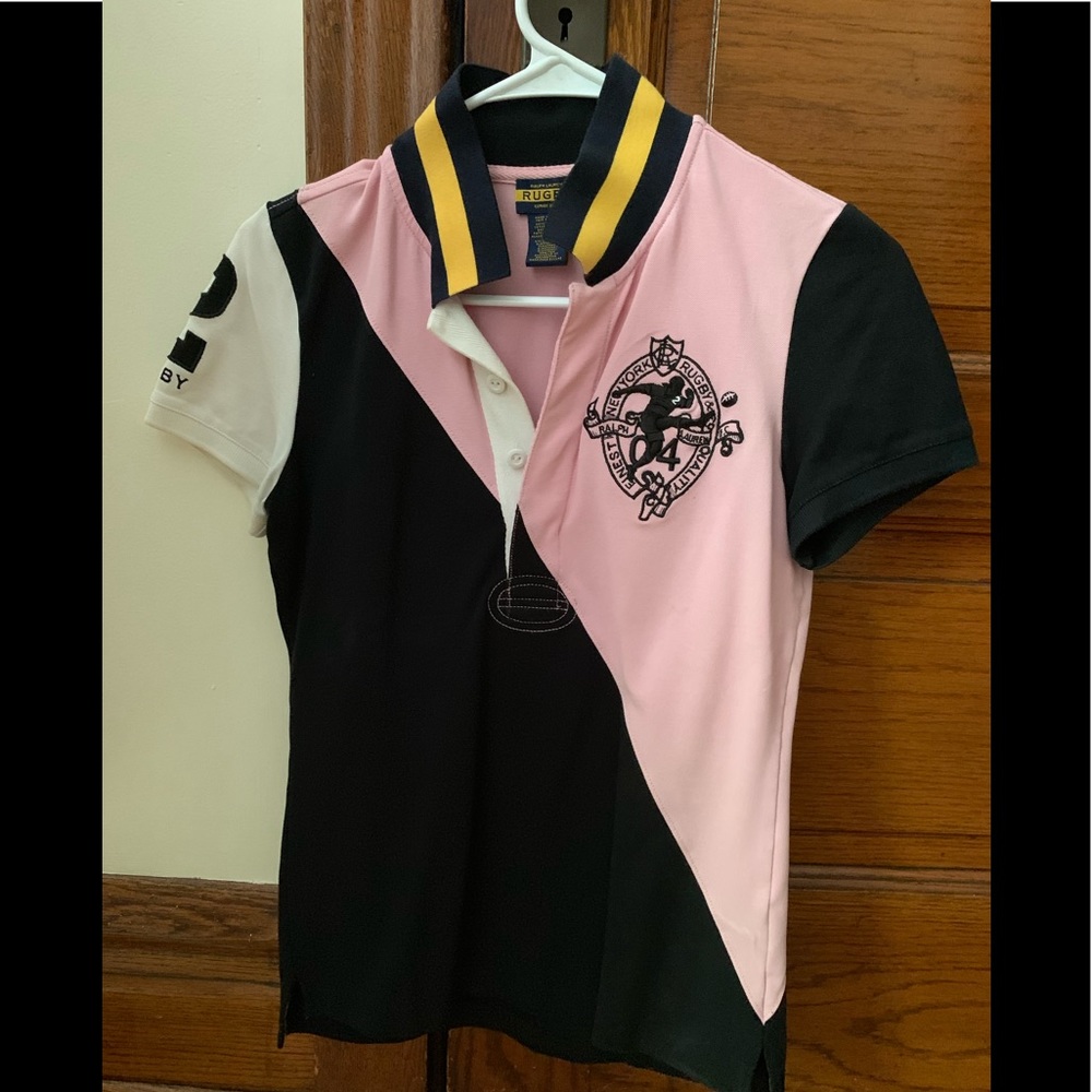 Rugby Ralph Lauren Polo NY - S - pink and black
